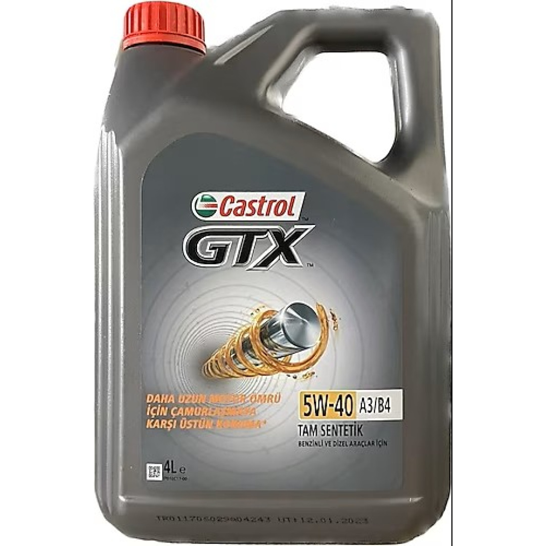 CASTROL GTX 5W-40 A3/B4, 4 LT