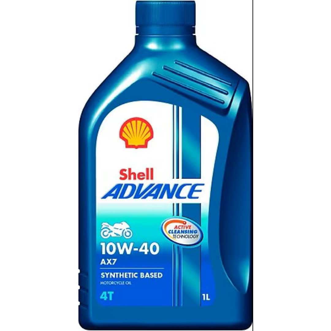 SHELL ADVANCE 4T AX7 10W/40  1 LT